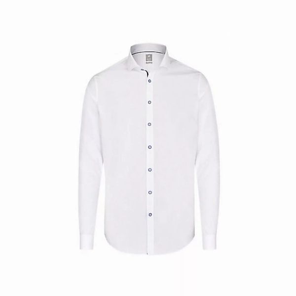Hatico Langarmhemd weiß regular fit (1-tlg) günstig online kaufen