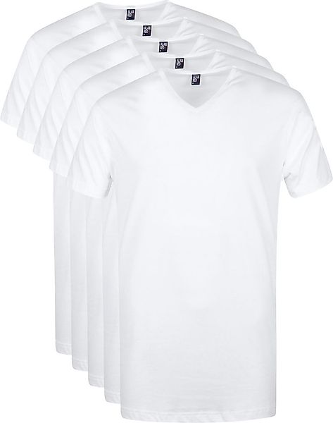 Alan Red T-Shirt V-Ausschnitt Vermont 5er-Pack - Größe XL günstig online kaufen