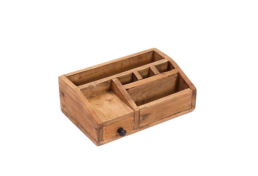 CREEDWOOD Aufbewahrungsbox TISCH ORGANIZER "STUDY", Altholz massiv Holz, 27 günstig online kaufen
