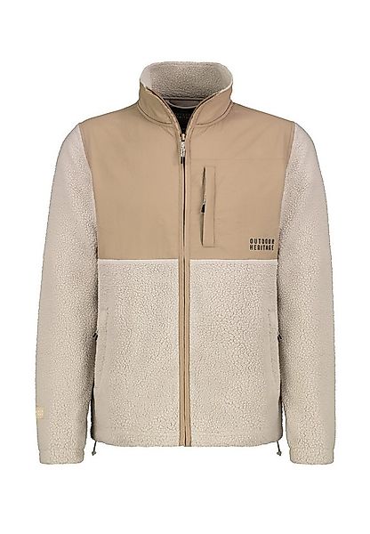 SUBLEVEL Fleecejacke Herren Teddyfleecejacke mit Brusttasche und Stehkr Fle günstig online kaufen