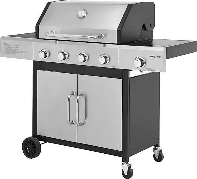 Hanseatic Gasgrill "Rockford", BxTxH: 133x59x112 cm, 14,5 kW Gesamtleistung günstig online kaufen