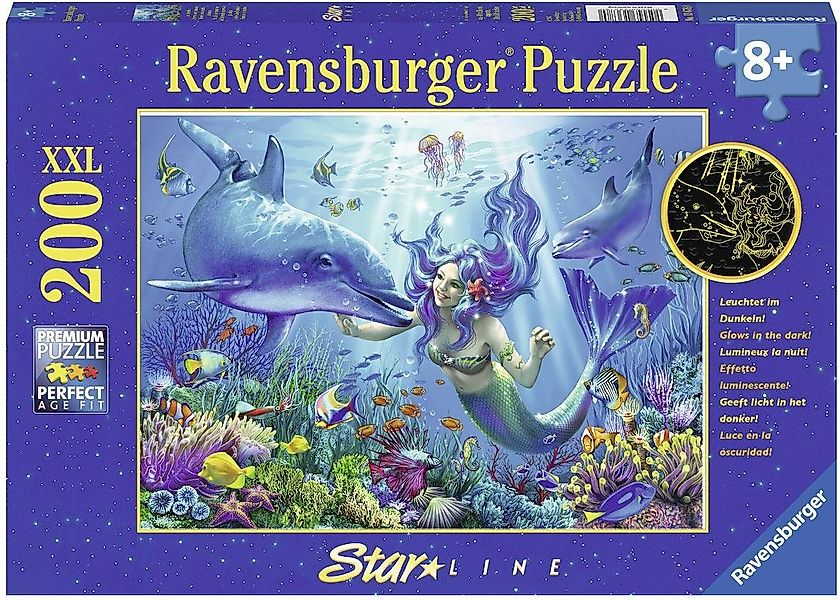 Ravensburger Puzzle Leuchtendes Unterwasserparadies, 200 Puzzleteile, leuch günstig online kaufen