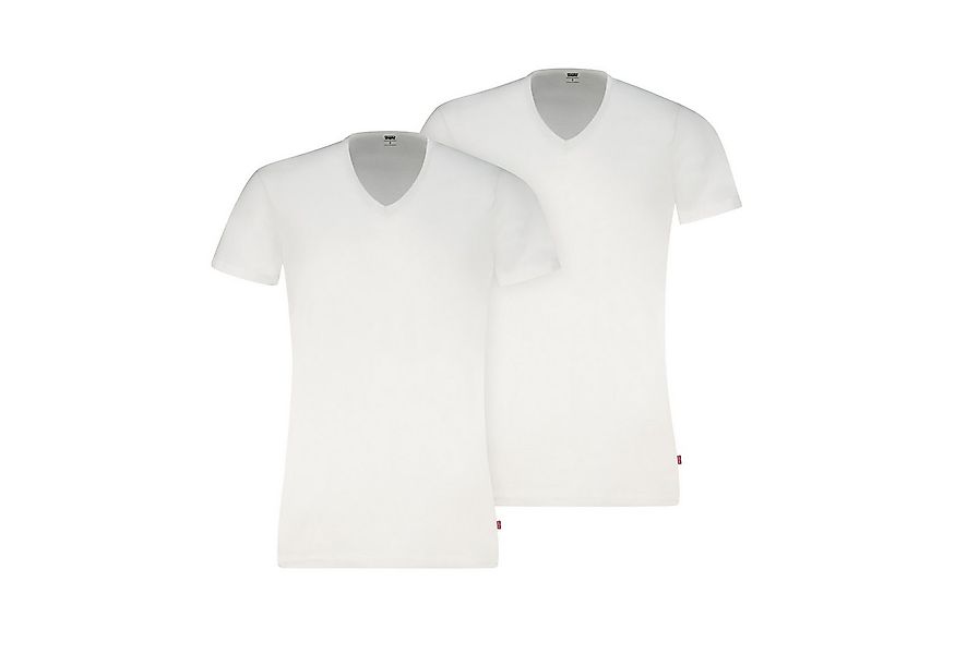 Levi's® T-Shirt LEVIS MEN V-NECK (2er Pack) mit V-Ausschnitt und kurzen Ärm günstig online kaufen