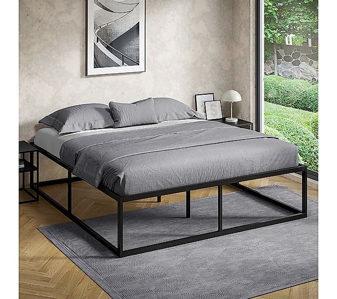 skølm Bettgestell Bragi inkl. Lattenrost (45 cm hoch), Metallbett 180x200 c günstig online kaufen