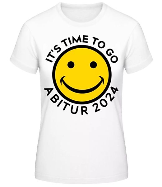 Its Time To Go Abitur 2024 · Frauen Basic T-Shirt günstig online kaufen