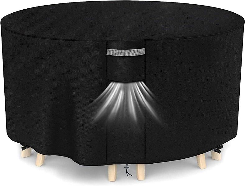 LuxusKollektion Gartenmöbel-Schutzhülle Abdeckung Gartenmöbel Rund Ø230x100 günstig online kaufen