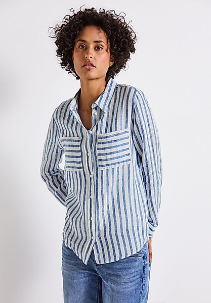 STREET ONE Langarmbluse im Streifen-Design und günstig online kaufen