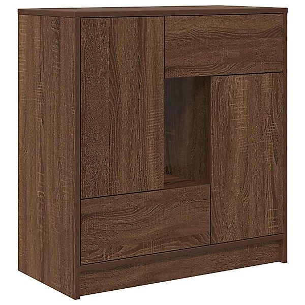 vidaXL Sideboard mit Schubladen und Türen Braun Eichen-Optik 861847 günstig online kaufen