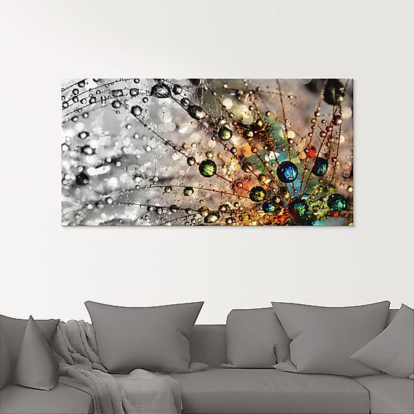 Artland Glasbild Farbenfrohe Natur, Blumen (1 günstig online kaufen