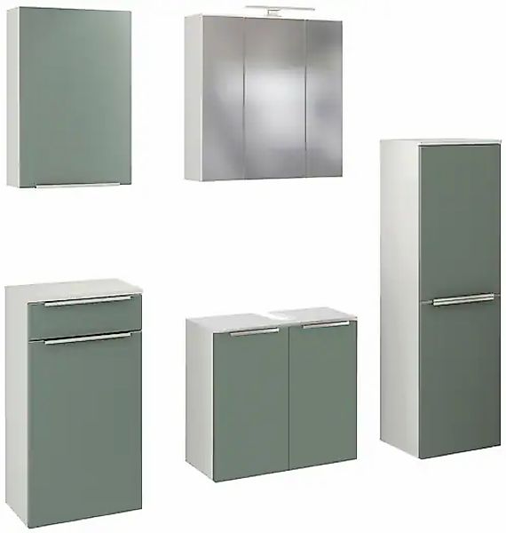 welltime Badmöbel-Set »Matera«, (5 St.), mit Softclose-Funktion günstig online kaufen
