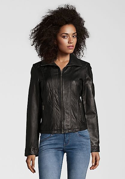 7eleven Lederjacke DORIE (1-St) mit taillierter günstig online kaufen