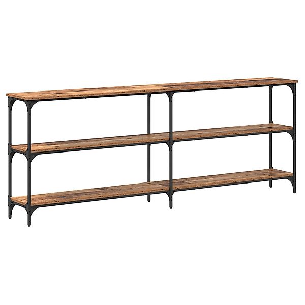 vidaXL Beistelltisch Konsolentisch Altholz 200x29x75 cm günstig online kaufen