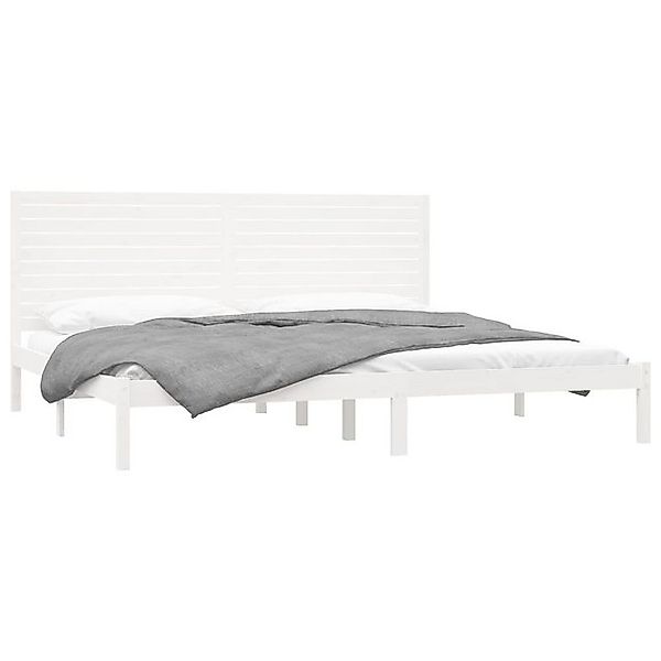 vidaXL Bett Massivholzbett Weiß 200x200 cm günstig online kaufen