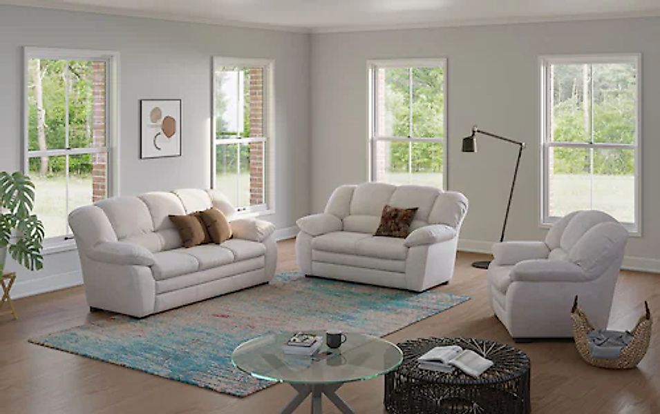 COTTA Polstergarnitur »Casino« Set, 3 Stk. tlg. Sessel, 2-Sitzer, 2,5-Sitze günstig online kaufen