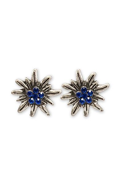 Alpenflüstern Ohrhänger-Set Ohrstecker - STRASS-EDELWEISS II günstig online kaufen