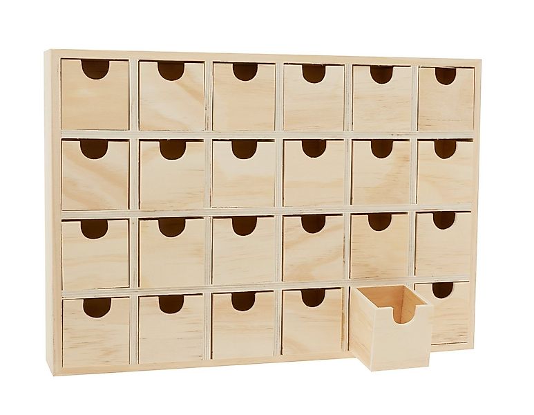 VBS Aufbewahrungsbox Mini-Kommode, 38 cm x 26 cm, mit 24 Schüben günstig online kaufen