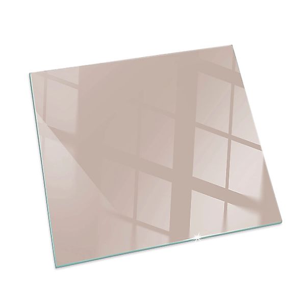 Tulup Glasplatte für Kamin Orange Glasbodenplatte für Kaminöfen Quadrat 50x günstig online kaufen