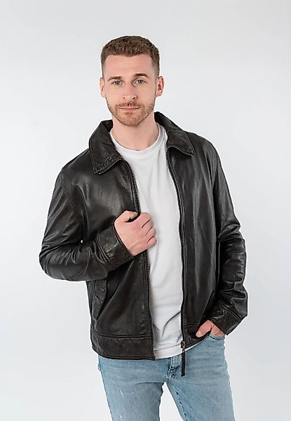 Mauritius Lederjacke "MMVylli" mit Umlegekragen günstig online kaufen