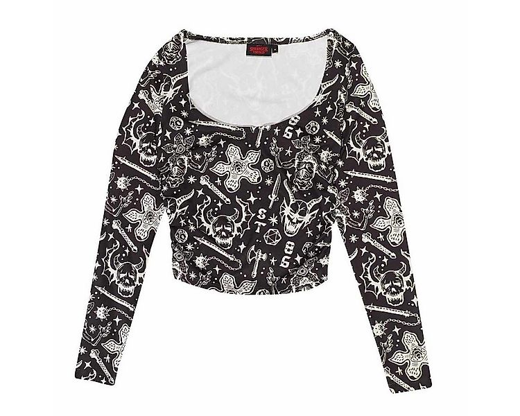 Stranger things 2-in-1-Tanktop Stranger Things – Hellfire (Womens Longsleev günstig online kaufen