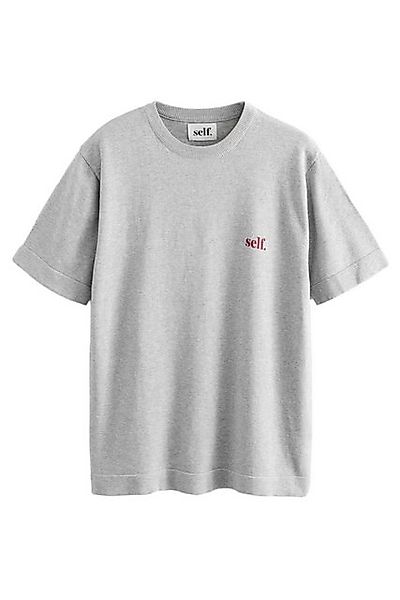 SELF T-Shirt Self. Gestricktes T-Shirt aus 100 % Baumwolle (1-tlg) günstig online kaufen