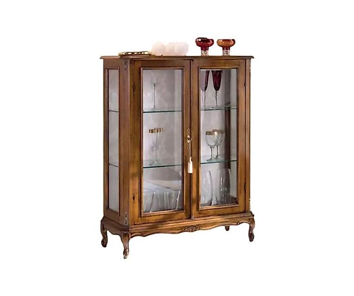 Xlmoebel Vitrine Exquisiter brauner Holzschrank Möbel im klassischen Stil S günstig online kaufen