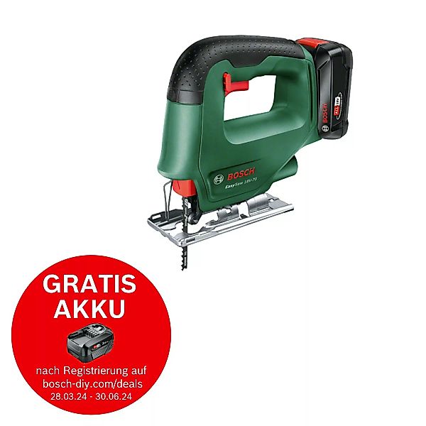 Bosch Akku-Stichsäge EasySaw 18V-70 Set günstig online kaufen