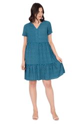 Phistan Midikleid Damenkleid aus Webstoff günstig online kaufen