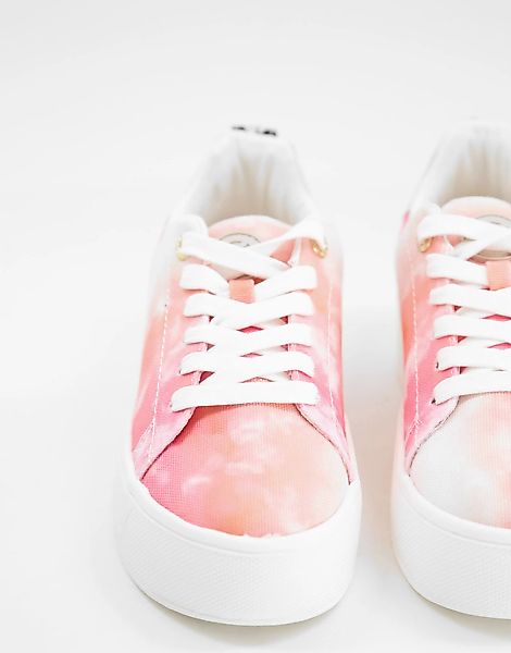 KG By Kurt Geiger – Lighter – Flatform-Sneaker aus veganem Material in Rosa günstig online kaufen
