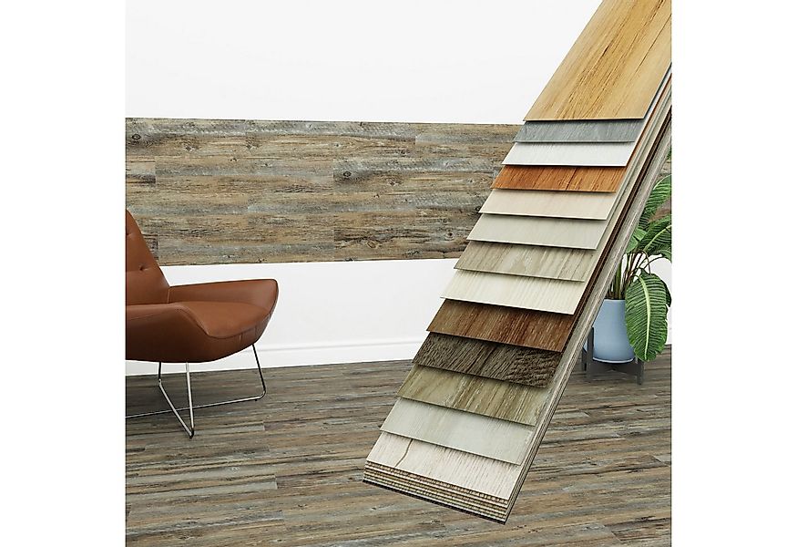 Hexim Vinylboden, Vinyldielen 0,97m² selbstklebend PVC Wandverkleidung Bode günstig online kaufen