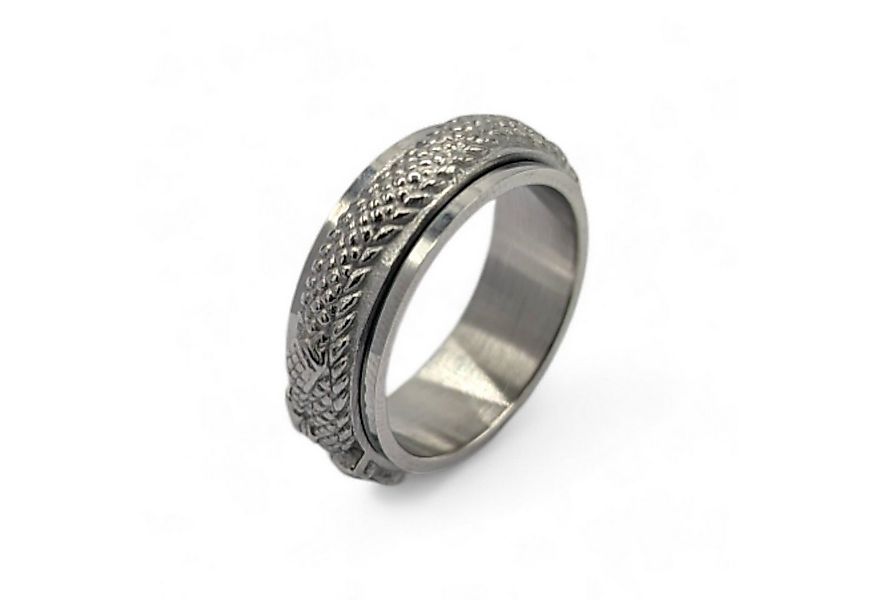 Eyecatcher Fingerring Gold o Silber Anxiety Fidget Spinner Ring Drache, Fid günstig online kaufen