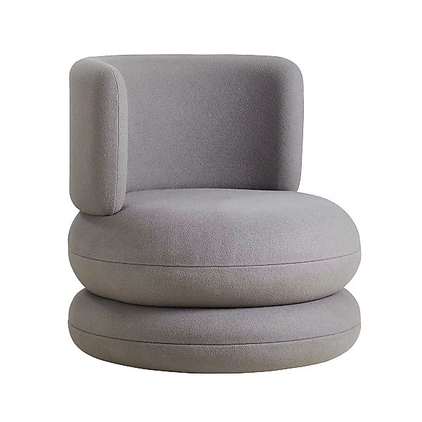 VerPan - Easy Sessel - grau/Stoff Kvadrat Tonus 613/HxØ 82,5x80cm günstig online kaufen