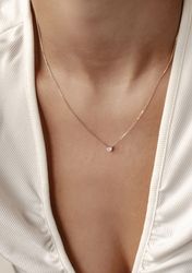 Dear Me Goldkette mit Herz Diamant günstig online kaufen