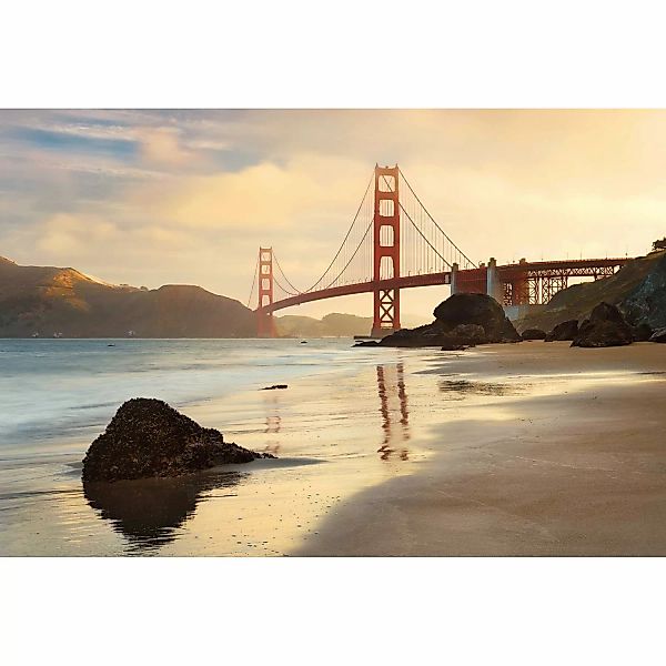 Komar Fototapete Vlies Golden Gate  400 x 260 cm günstig online kaufen