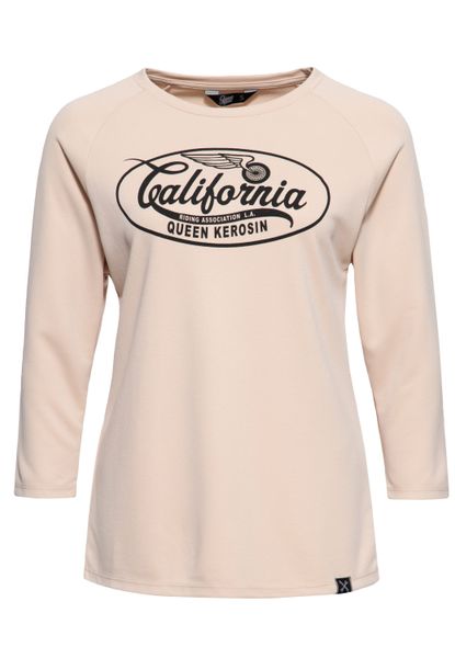 QueenKerosin 3/4-Arm-Shirt California mit hohem Modal-Anteil günstig online kaufen
