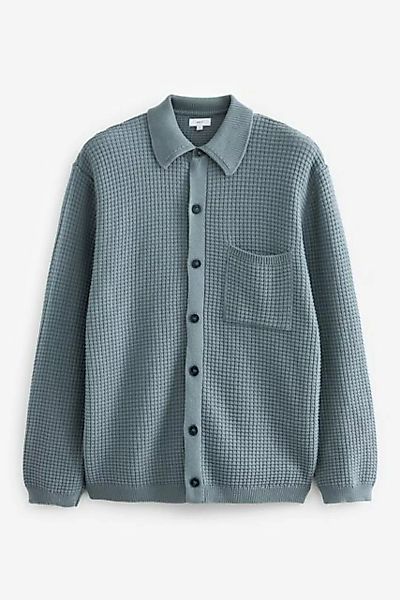 Next Hemdjacke Strukturierte Hemdjacke aus Strick (1-St) günstig online kaufen