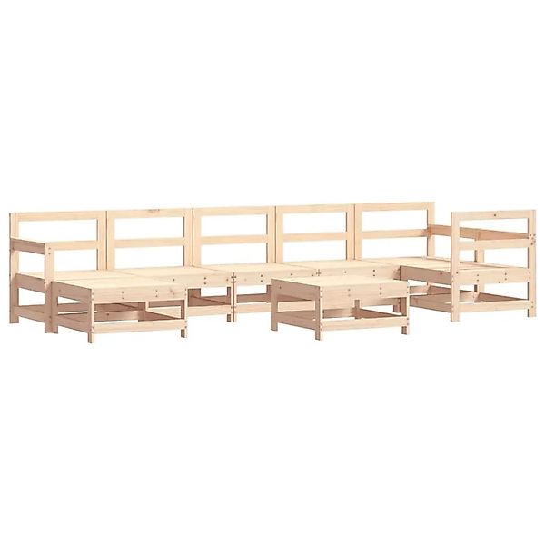 vidaXL 8-Tlg Garten-Lounge-Set Massivholz Kiefer 3186284 günstig online kaufen