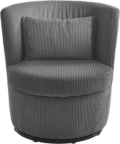 ATLANTIC home collection Drehsessel Keno, 360-Grad drehbarer Cordsessel, in günstig online kaufen