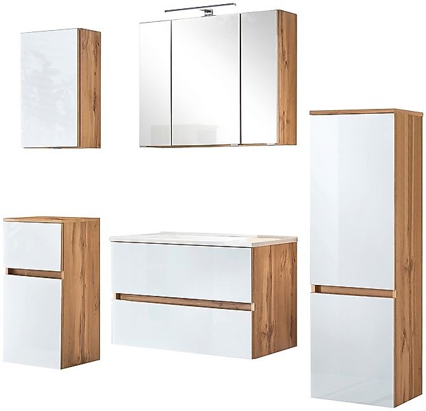 welltime Badezimmer-Set "Horki" Set, 5 Stk. tlg. günstig online kaufen