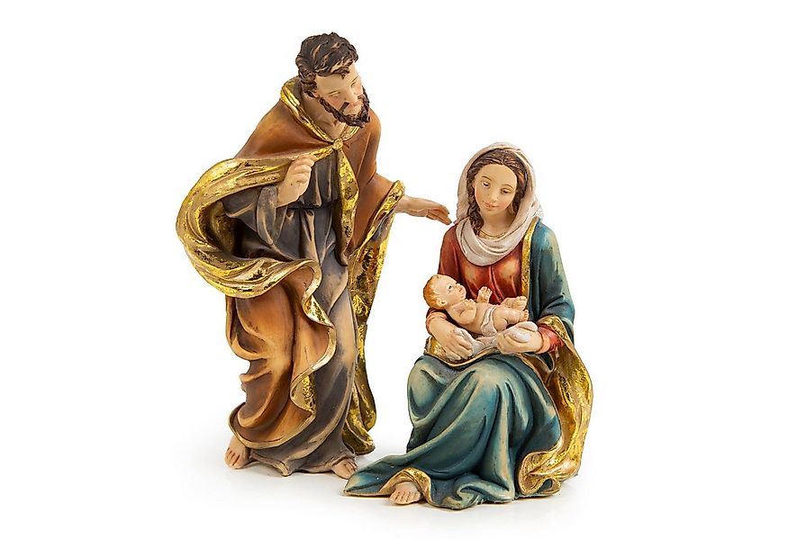 Logbuch-Verlag Dekofigur Heilige Familie Weihnachtskrippe Maria, Josef und günstig online kaufen