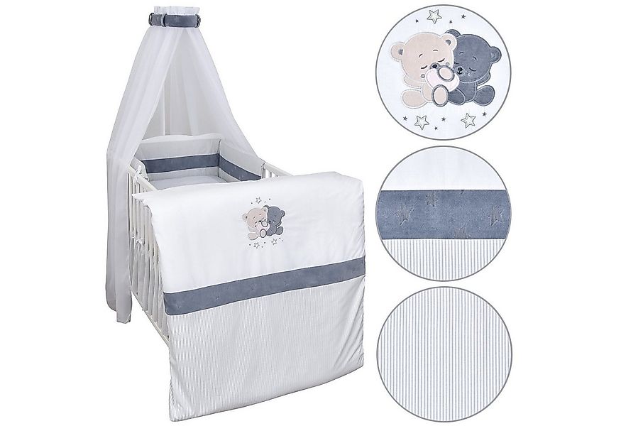 Baby-Delux Komplettbett Babybett Jack Komplettset, 10-tlg., Kinderbett 70x1 günstig online kaufen