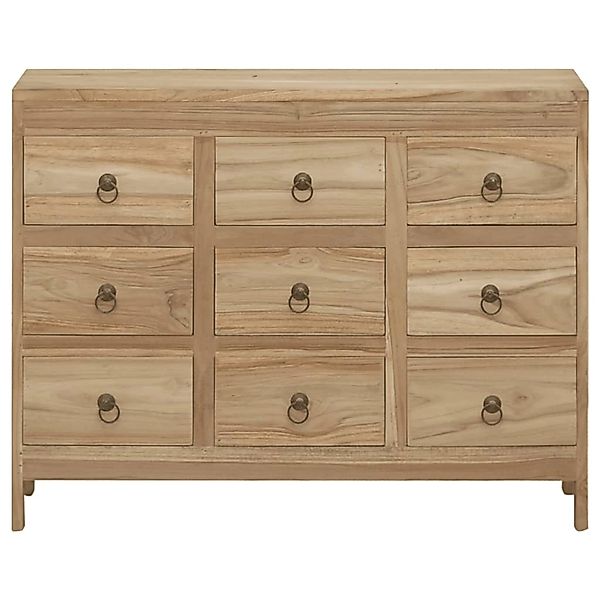 vidaXL Kommode 80x30x55 cm Massivholz Teak günstig online kaufen