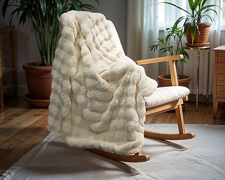 Sitheim-Europe Tagesdecke Hasen Fell Plaid günstig online kaufen