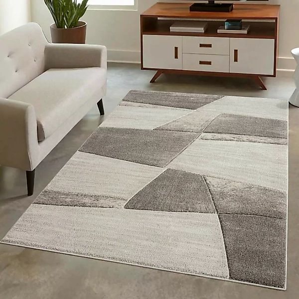 Carpet City Teppich »BONITO9053«, rechteckig, 11 mm Höhe, Flachflor, Hochti günstig online kaufen