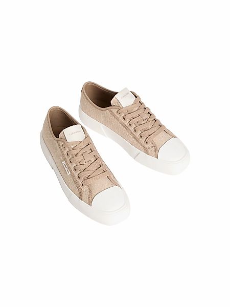 Calvin Klein Plateausneaker "VULC LOW LACEUP AOP CANVAS" Freizeitschuh, Hal günstig online kaufen