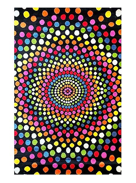 Vimoda Teppich Kurzflor Bunt Teppichwohnzimmer Patchwork günstig online kaufen