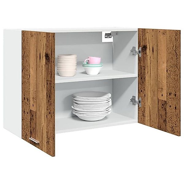 vidaXL Hängeschrank Hängeschrank Küchenschrank Altholz-Optik 80x31x60 cm Sp günstig online kaufen