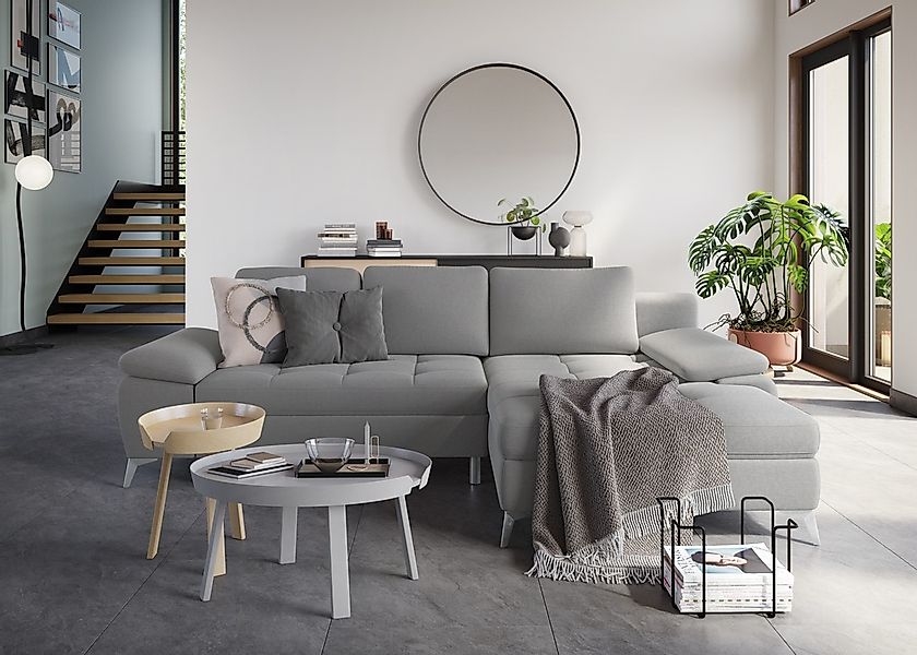 sit&more Ecksofa "Latigo L-Form" mit Recamiere, wahlweise mit Bettfunktion günstig online kaufen