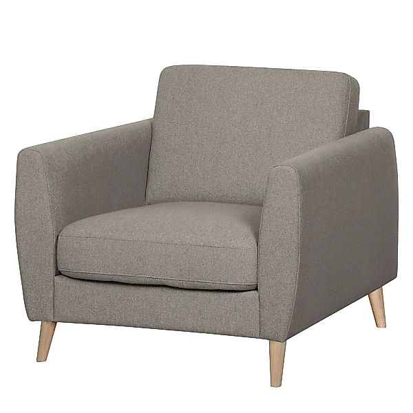 home24 Mørteens Sessel Kustavi Beige Polyester 90x80x90 cm (BxHxT) günstig online kaufen
