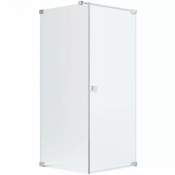 Schöner Wohnen Eckdusche Drehtür u. Seitenwand L Silbermatt 90 x 80 x 200 c günstig online kaufen