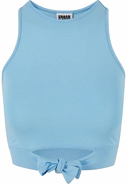 URBAN CLASSICS Muskelshirt "Urban Classics Damen Ladies Cropped Knot Top" 1 günstig online kaufen